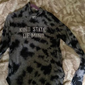 Grey camo kindness hoodie